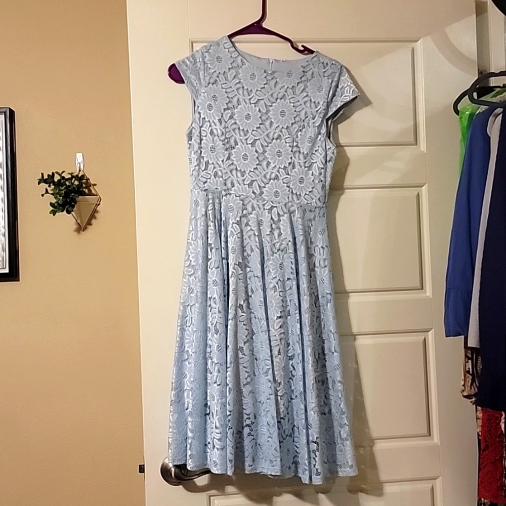 Blue Lace Dress
